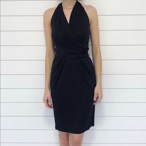 Catherine Malandrino Black Halter Dress